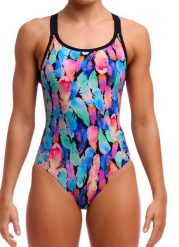 Strój kąpielowy Funkita Tickle Torture - Eclipse. Brązowe kostiumy jednoczęściowe damskie FUNKITA, s, bez wzorów, z elastanu, sportowe, na fitness i siłownię. Za 249.00 zł.