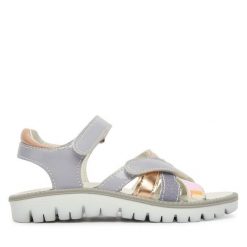 Sandały Primigi. Fioletowe sandały dziewczęce Primigi, bez zapięcia. Za 209.99 zł.