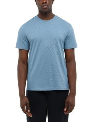 Męski T-Shirt Mustang Style Austin Bluestone 1016870 5180. T-shirty męskie Mustang, l, bez wzorów, bez kołnierzyka. Za 79.99 zł.