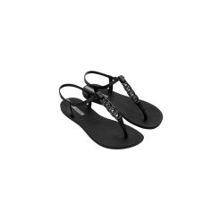 Sandały damskie Ipanema Class Chain. Czarne klapki damskie Ipanema, bez wzorów, bez obcasa, bez zapięcia. Za 88.99 zł.