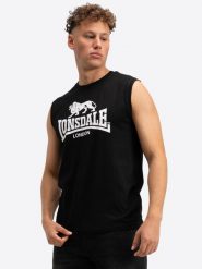 Tank top Lonsdale Regular Fit Rolleston (x2). Białe t-shirty męskie Lonsdale, xl, bez wzorów, z bawełny, bez kołnierzyka. Za 185.50 zł.
