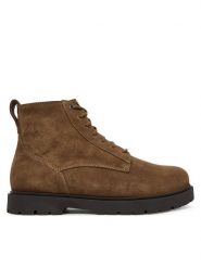 Birkenstock Trapery Highwood Lace Mid M 1030965 Brązowy. Brązowe śniegowce i trapery męskie Birkenstock, ze skóry, bez zapięcia. Za 899.99 zł.