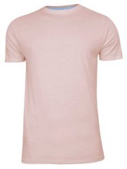 Różowy Bawełniany T-Shirt Męski Bez Nadruku -Brave Soul- Pudrowa Koszulka, Krótki Rękaw, Basic. Czerwone t-shirty męskie Brave Soul, na lato, l, bez wzorów, z bawełny, casualowe, bez kołnierzyka. Za 45.00 zł.