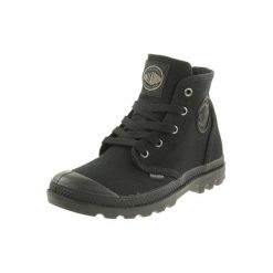 Buty do chodzenia damskie Palladium Pampa HI. Czarne obuwie sportowe damskie Palladium, bez wzorów, z gumy, trekkingowe. Za 319.99 zł.