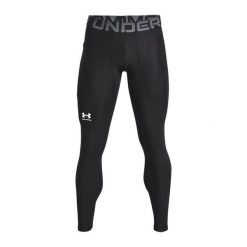 Legginsy fitness męskie Under Armour Ua Hg Armour 001. Czarne legginsy sportowe męskie Under Armour, l, bez wzorów, do biegania. Za 189.00 zł.