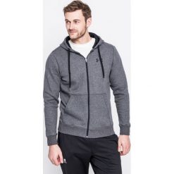 Under Armour - Bluza Rival Fitted Full Zip. Szare bluzy męskie Under Armour, z bawełny. W wyprzedaży za 199.90 zł.