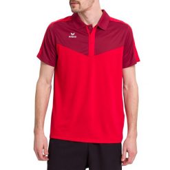 Polo Erima Squad. Czerwone koszulki sportowe męskie Erima, m, bez wzorów, z materiału, bez kołnierzyka, bez ramiączek, do piłki nożnej. W wyprzedaży za 91.00 zł.