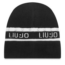 Czapka Liu Jo. Czarne czapki i kapelusze damskie Liu Jo, na zimę, bez wzorów. Za 269.99 zł.