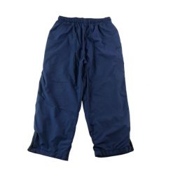 Spodnie dresowe męskie Reebok z nylonu zapinane na zamek. Niebieskie spodnie sportowe męskie Reebok, m, bez wzorów, z dresówki, do biegania. Za 106.46 zł.