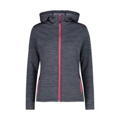 Bluza damska turystyczna CMP 30E9676. Niebieskie bluzy sportowe damskie CMP, l, bez wzorów, bez kaptura, trekkingowe. W wyprzedaży za 293.99 zł.