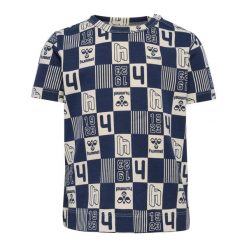 T-shirt dla chłopca Hummel Janus. Niebieskie t-shirty dla chłopców Hummel, bez wzorów, z bawełny, bez ramiączek. Za 161.50 zł.