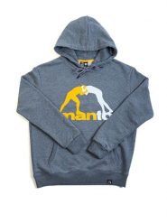 Bluza sportowa męska Manto LOGO 2.0 z kapturem. Szare bluzy męskie Manto, m, z aplikacjami, z bawełny, z kapturem. Za 249.00 zł.