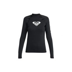 Koszulka do pływania damska ROXY Whole Hearted. Czarne bikini damskie Roxy, xs, bez wzorów, z elastanu, sportowe, bez kołnierzyka. Za 88.99 zł.