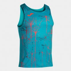 Tank top do biegania męski Joma Elite IX. Niebieskie t-shirty męskie Joma, m, bez wzorów, z poliesteru, bez kołnierzyka. Za 148.50 zł.