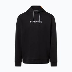Bluza męska BOGNER FIRE+ICE Cadell. Czarne bluzy męskie m, bez wzorów, z bawełny, bez kaptura. Za 519.99 zł.