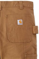 Spodnie Carhartt Stretch Duck Double Front Brown. Brązowe spodnie sportowe męskie Carhartt, m, bez wzorów. Za 334.28 zł.