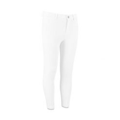 Dziecięce spodnie jeździeckie o średniej przyczepności Kentucky Horsewear Mexico. Białe spodnie materiałowe dla chłopców KENTUCKY HORSEWEAR, bez wzorów, z materiału. Za 480.00 zł.