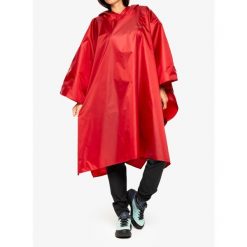 Peleryna turystyczna Trekmates Tour Poncho - chili pepper. Czerwone kurtki damskie TREKMATES, m, bez wzorów, bez kaptura. Za 245.00 zł.