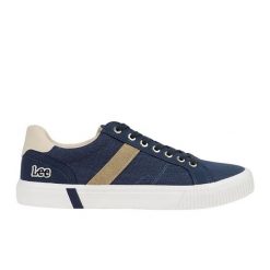 Buty Lee Mateo C 50251045 27F granatowe niebieskie. Niebieskie trampki męskie bez wzorów, z gumy, klasyczne, bez zapięcia. Za 265.67 zł.