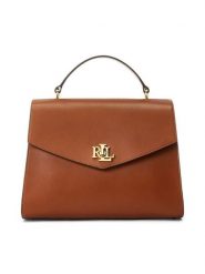 Lauren Ralph Lauren Torebka 431915781001 Brązowy. Brązowe torebki do ręki damskie Lauren Ralph Lauren, bez wzorów, ze skóry, bez dodatków. Za 1,799.00 zł.