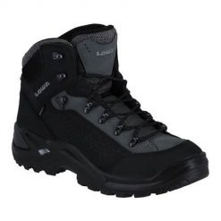 Buty trekkingowe męskie Lowa Renegade Warm Mid Gtx. Czarne trekkingi męskie Lowa, na zimę, trekkingowe. Za 1,074.40 zł.