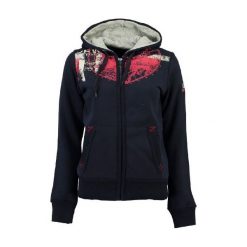 Geographical Norway Bluza Damska Gasmine L Ciemnoniebieska. Czarne bluzy damskie Geographical Norway, z nadrukiem. W wyprzedaży za 189.00 zł.