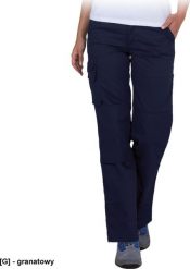 R.E.I.S. LH-WOMVOBER - Spodnie ochronne damskie do pasa, wykonane z wysokiej jakości materiału. - granatowy 44. Brązowe spodnie materiałowe damskie R.E.I.S., s, bez wzorów. Za 118.03 zł.