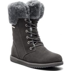 Śniegowce EMU AUSTRALIA - Shoreline W11249 Charcoal/Anthracite. Szare śniegowce i trapery damskie Emu Australia, ze skóry. Za 859.00 zł.