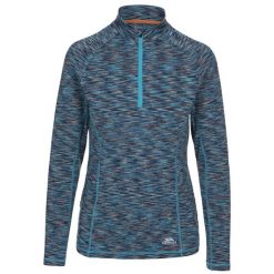 Trespass Edith - Top damski aktywny Marine Marl. Niebieskie koszule damskie Trespass, bez wzorów, marine, bez kołnierzyka. Za 266.99 zł.