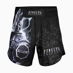 Spodenki treningowe męskie Octagon Gladiator MMA. Czarne krótkie spodenki sportowe męskie OCTAGON, m, bez wzorów. Za 149.99 zł.