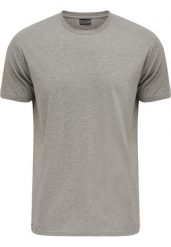 Koszulka Hummel Red Basic. Szare koszulki sportowe męskie Hummel, l, bez wzorów, z bawełny, bez kołnierzyka, bez ramiączek, na fitness i siłownię. Za 120.50 zł.