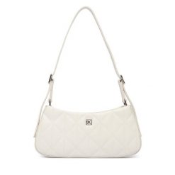 Torebka Calvin Klein. Białe torebki do ręki damskie Calvin Klein, bez wzorów, klasyczne, bez dodatków. Za 489.99 zł.