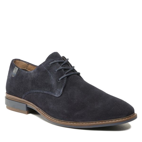 Półbuty Lasocki. Niebieskie półbuty na co dzień męskie Lasocki, bez zapięcia. Za 249.99 zł.