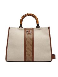 Guess Torebka Kerima (Ag) HWAG93 37220 Écru. Torebki do ręki damskie Guess, z aplikacjami, z materiału, bez dodatków. Za 489.99 zł.