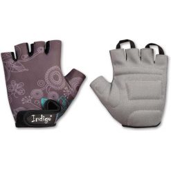Rękawiczki Fitness i Rowerowe damskie oddychające INDIGO. Szare rękawiczki damskie INDIGO SPORTS, bez wzorów, sportowe. Za 48.00 zł.