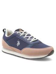 U.S. Polo Assn. Sneakersy NOBIK013 Granatowy. Niebieskie buty sportowe dziewczęce U.S. Polo Assn., bez wzorów, z materiału, bez zapięcia. Za 183.99 zł.
