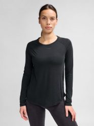 Damska koszulka z długim rękawem Hummel MT Vanja. Czarne t-shirty damskie Hummel, l, bez wzorów, z bawełny, klasyczne, bez kołnierzyka. Za 237.00 zł.