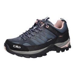 Damskie Niskie buty trekkingowe CMP Rigel waterprof. Czarne obuwie sportowe damskie CMP, bez wzorów, z meshu, trekkingowe. Za 387.15 zł.