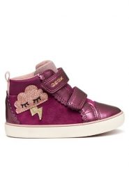 Geox Sneakersy B Gisli B561MD 022NF C8016 S Różowy. Czerwone buty sportowe dziewczęce Geox, bez wzorów, ze skóry, bez zapięcia. Za 199.99 zł.
