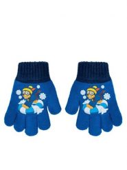 Paw Patrol Rękawiczki ACCCS-AW24-315PAW Granatowy. Niebieskie rękawiczki dziecięce Paw Patrol, bez wzorów, z dzianiny. Za 29.99 zł.