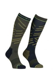 Skarpety skiturowe Ortovox Ski Tour Long Socks. Zielone skarpety męskie ORTOVOX, bez wzorów, z elastanu. Za 202.29 zł.