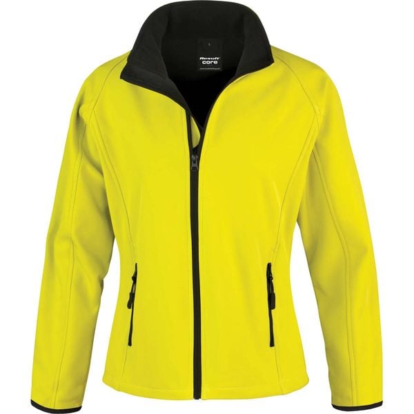 Kurtka Result Softshell Femme Printable. Czarne kurtki damskie RESULT, s, bez wzorów, z poliesteru, bez kaptura. Za 120.45 zł.