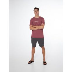 Koszulka męska Protest PRTLEGUNDI surf t-shirt. Brązowe t-shirty męskie Protest, m, bez wzorów, bez kołnierzyka. W wyprzedaży za 81.00 zł.