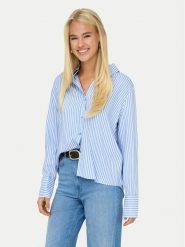 ONLY Koszula Berit 15320243 Błękitny Regular Fit. Niebieskie bluzki damskie Only, m, bez wzorów, z wiskozy, bez kołnierzyka, bez ramiączek. Za 139.99 zł.