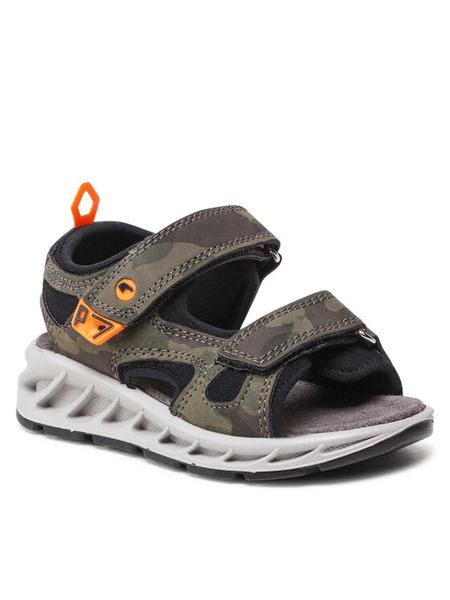 Primigi Sandały 1891622 M Zielony. Zielone sandały chłopięce Primigi, ze skóry, bez zapięcia. Za 199.99 zł.