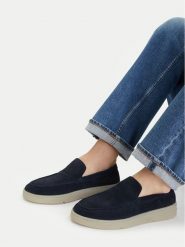 G-Star Raw Półbuty EO-JUMBO-01 MI08 Granatowy. Niebieskie półbuty na co dzień męskie G-Star, ze skóry, retro, bez zapięcia. Za 166.99 zł.