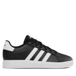 Sneakersy adidas. Niebieskie trampki i tenisówki chłopięce Adidas, bez wzorów, bez zapięcia. Za 179.99 zł.