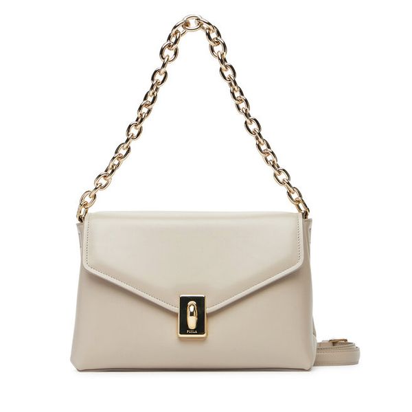 Torebka Furla. Brązowe listonoszki damskie Furla, bez wzorów, bez dodatków. Za 1,509.00 zł.