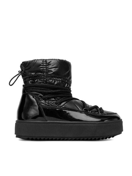 DeeZee Śniegowce HY221202 Czarny. Czarne śniegowce i trapery damskie DeeZee, z materiału. Za 199.99 zł.