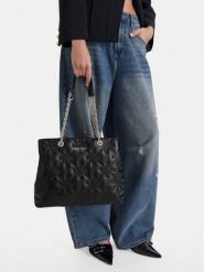 Nine West Torebka CEO-PRIME ELEGANCE-LA374-5652 Czarny. Czarne torebki do ręki damskie Nine West, bez wzorów, ze skóry, bez dodatków. Za 249.99 zł.